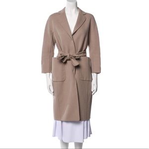 S Maxmara Wool/ AngoraTrench Coat